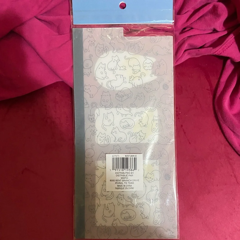Charming Cat-Themed Sticky’s note Set in White and Gray